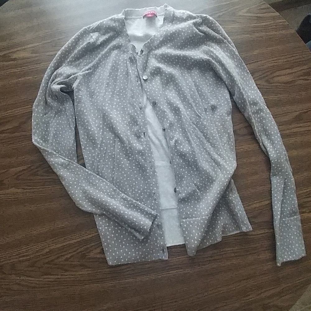 Polka-dotted sweater